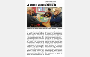 Charente Libre
Article paru le lundi 4 novembre.