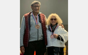 Challenge d'Hiver x 2.  Médaille de bronze en Finale Nationale pour Nadette Bretonnet et Amir Check.