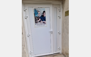 La porte d'entrée Rue Montauzier