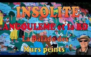 Insolite Angoulême et la BD - La Ballade des Murs Peints