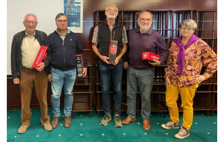 Nos champions nationaux félicités